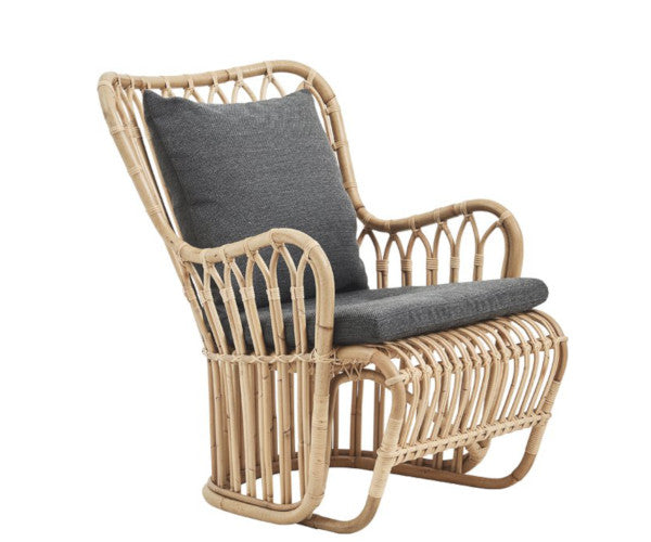 Sika Design Tulip Loungestol - inkl hynde + pude - B438 - Harvest Black