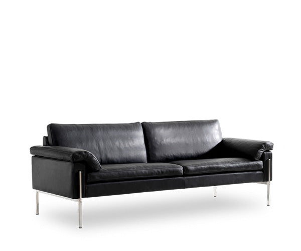 Skipper Capri Sofa 2 1/2 - Elegance Læder - Arm A - 211 Gray Shadow
