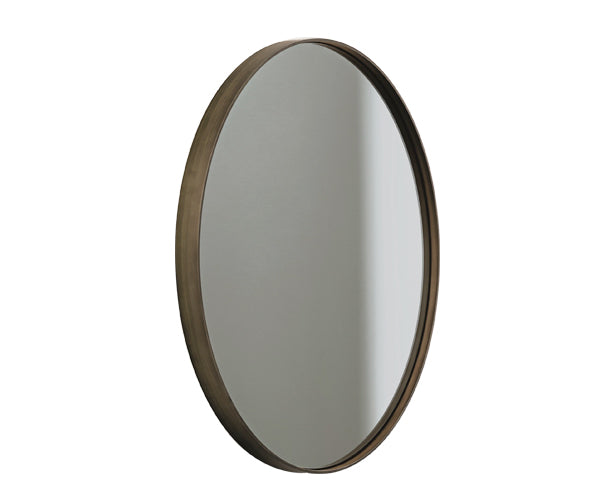Sovet Italia Visual Round - Spejl - Dia.110cm - Rose / Burnt Brass