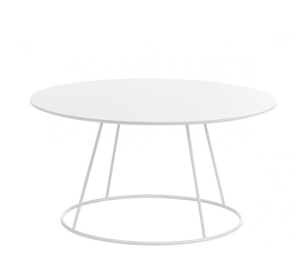 Swedese Breeze Sofabord - Dia.80cm. - Hvid/Hvid