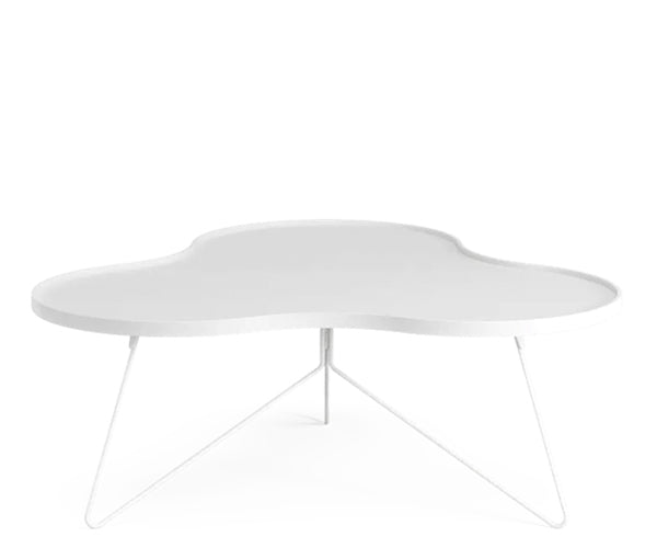 Swedese Flower Mono Sofabord - 114x107 - Hvid - Hvid - 45cm