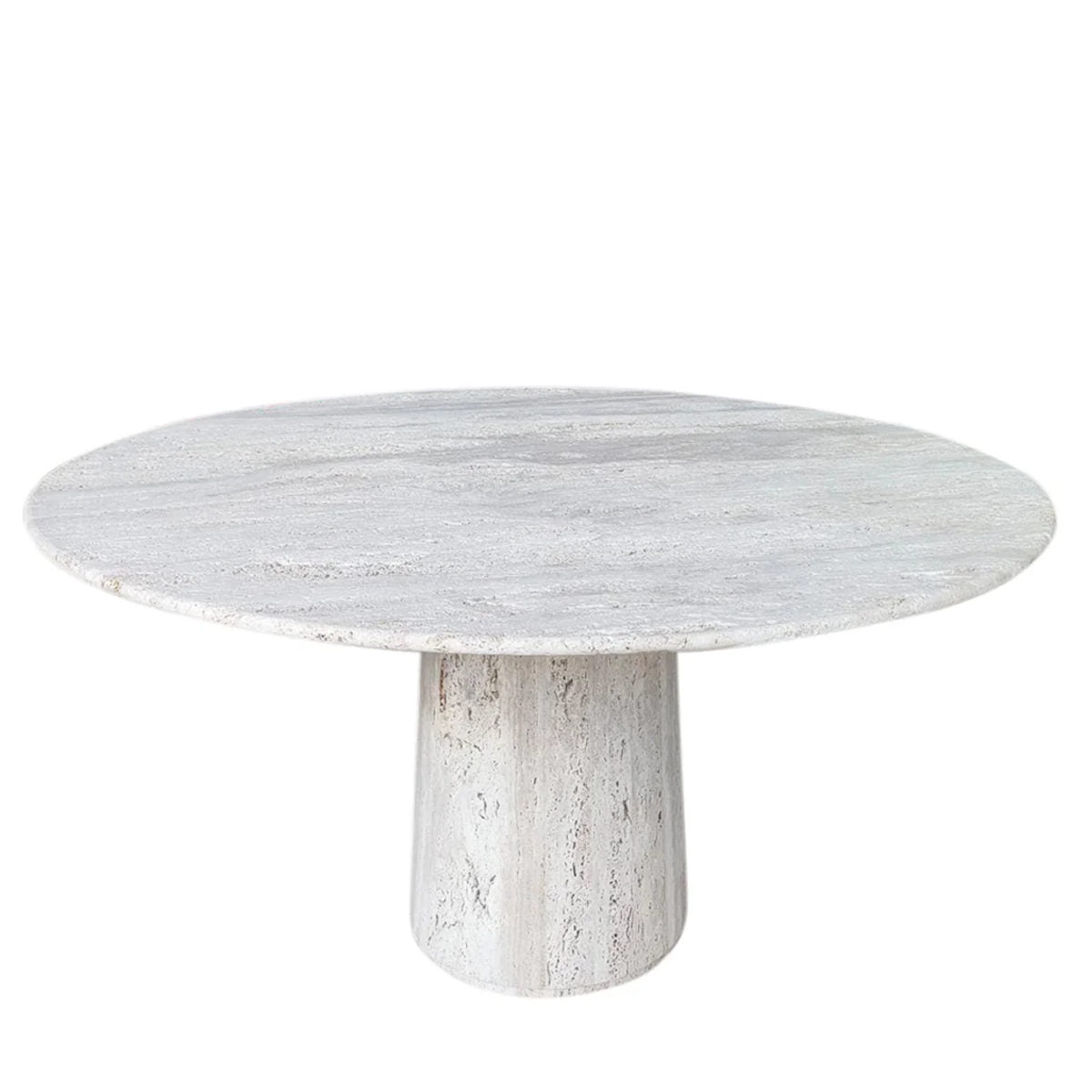 Verdon Legna spisebord - 140 - white travertin sandstone
