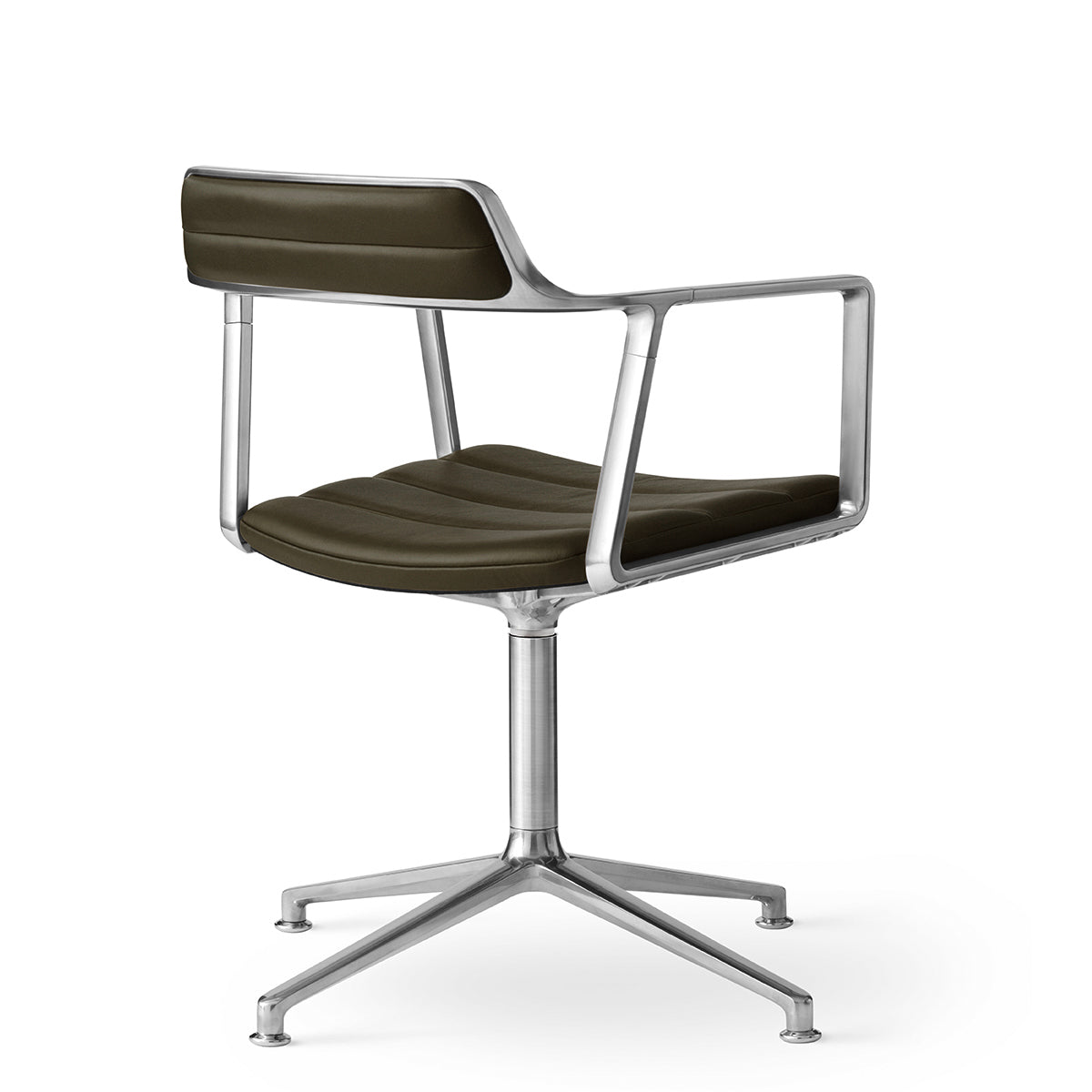 Vipp 452 Swivel Chair - Gliders - Læder - Bosco Green