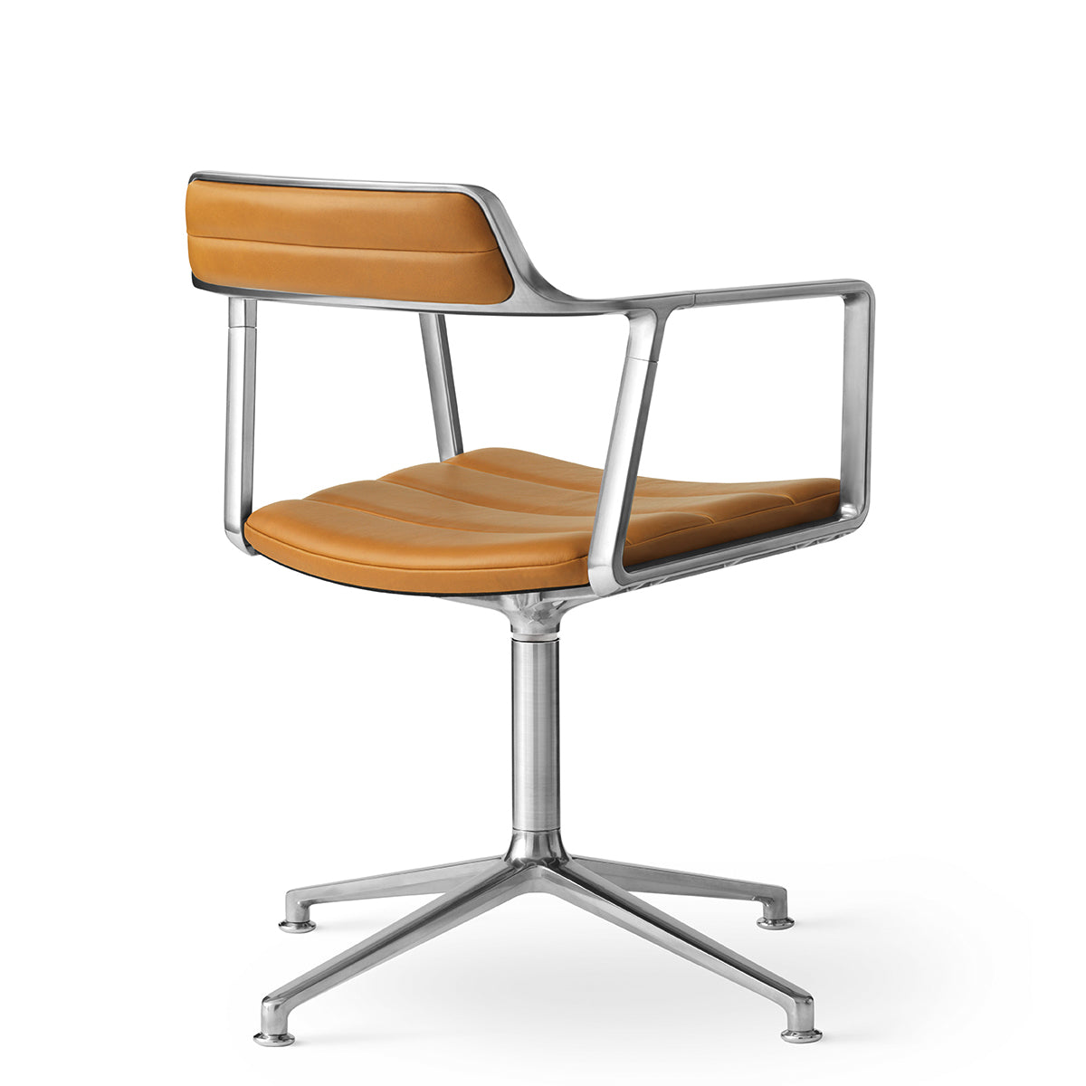Vipp 452 Swivel Chair - Gliders - Læder - Camel
