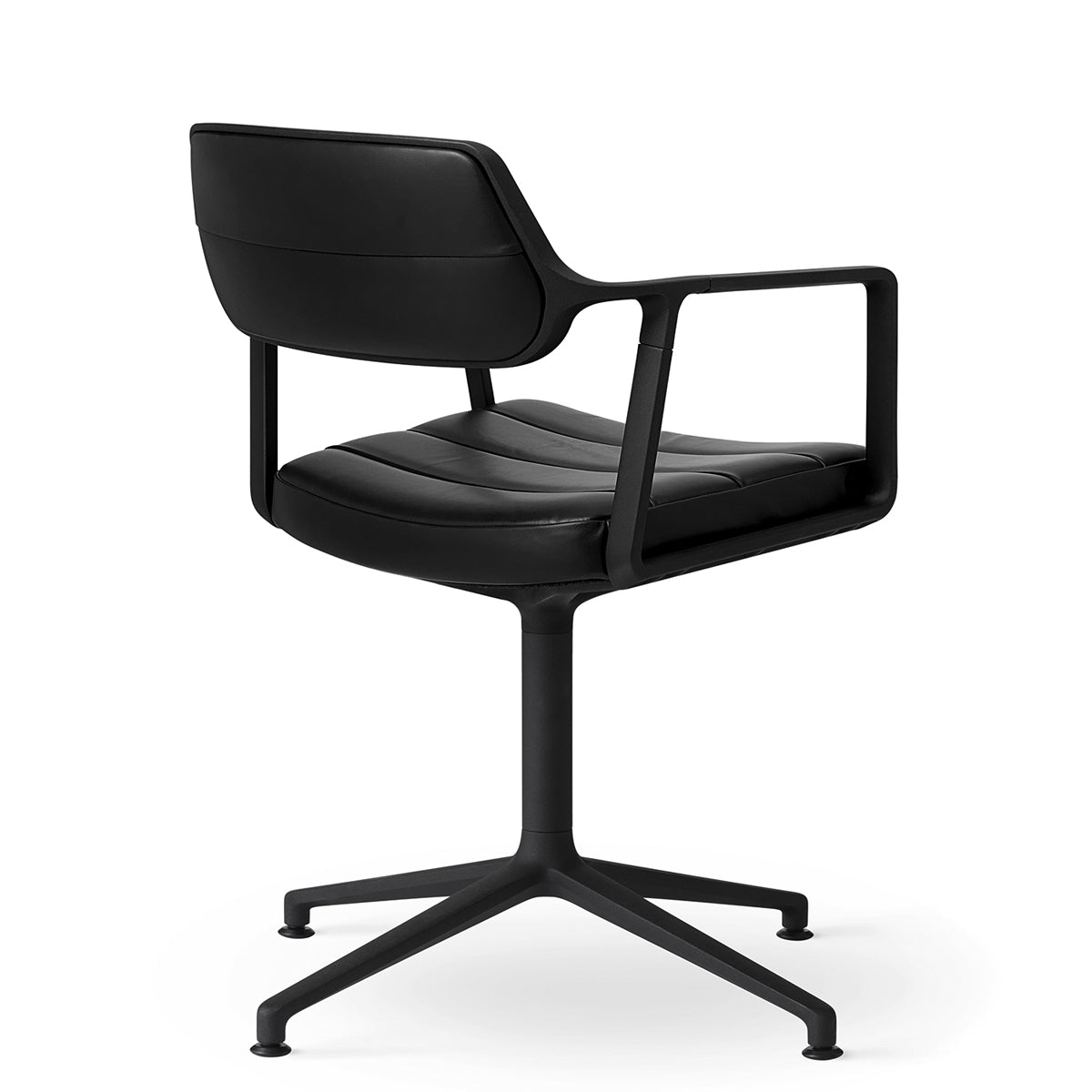 Vipp 453 Swivel Chair - Gliders - Læder - Black - Black