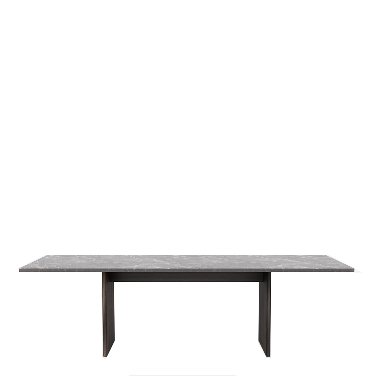 Vipp 496 Cabin Bord Med Stentop - 250x100 - Pietra Grey - Dark Oak