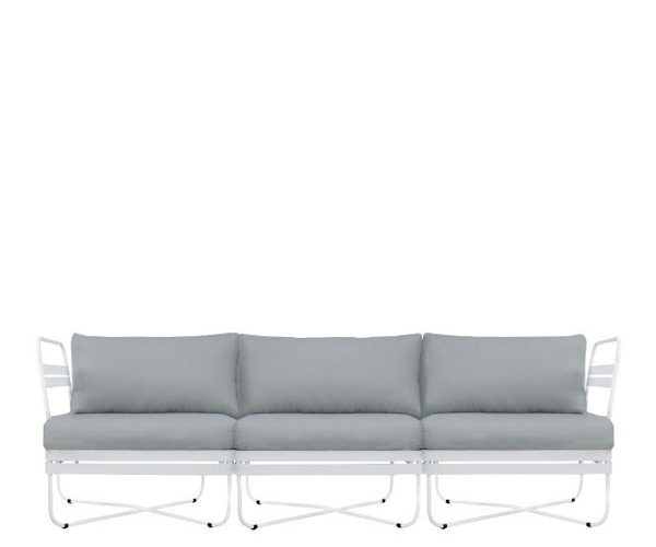 Ygg&Lyng Bris Outdoor Sofa - Hvid / Sort