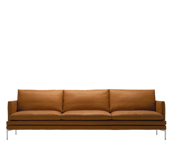 Zanotta William Sofa - 224 cm. - Læder - Cognac (som vist)