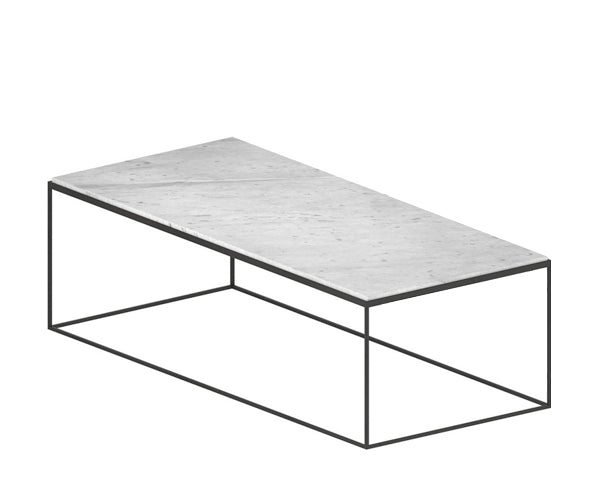 Zeus Slim Marble Sofabord - 118x53xH36 cm