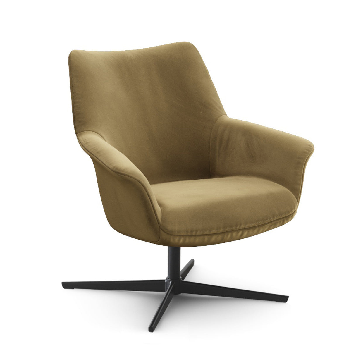 Kebe Pimento Lænestol - Adore stof - 166 ecru / Bossa Flat Black