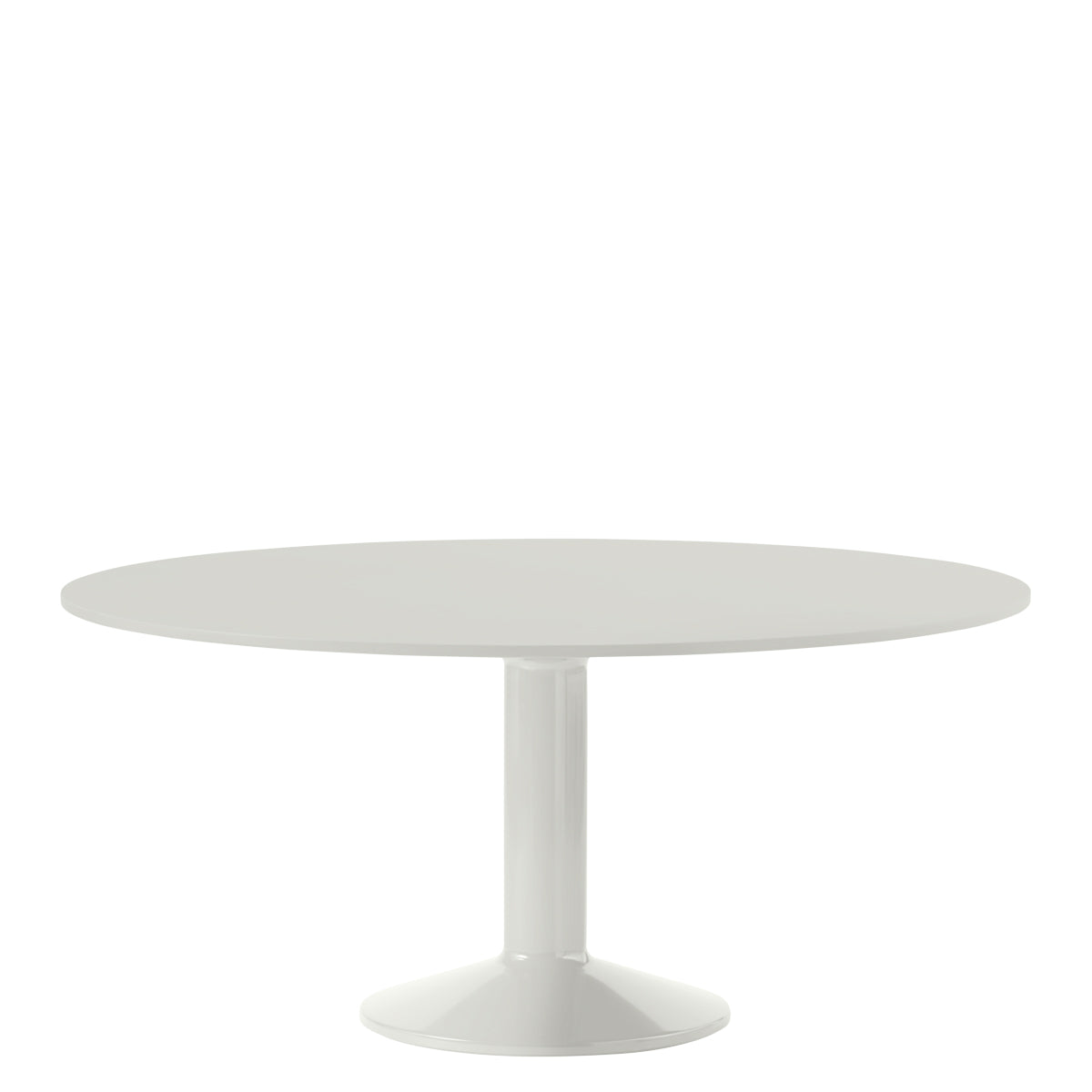 Muuto Midst Table - Dia.160cm - Linolium - Grey