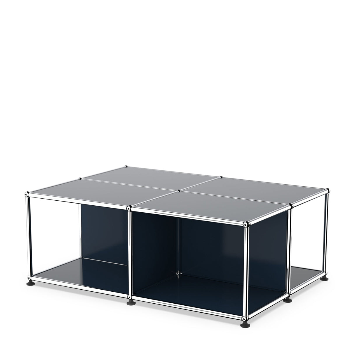 USM Haller Coffee Table - 103x73cm - Steel blue