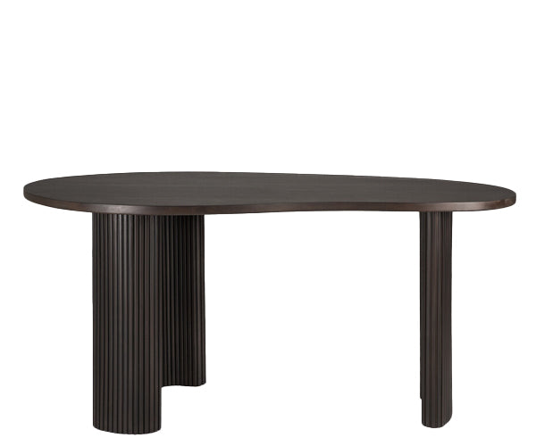 Ethnicraft Boomerang Desk - Mahogany Brown