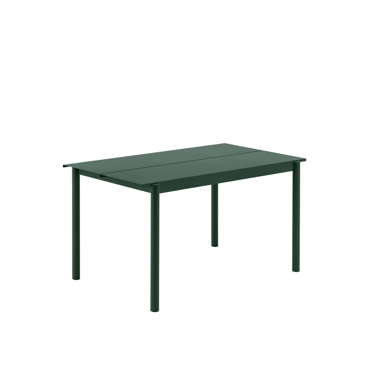 Muuto Linear Steel Bord - 140x75cm - Mørke Grøn
