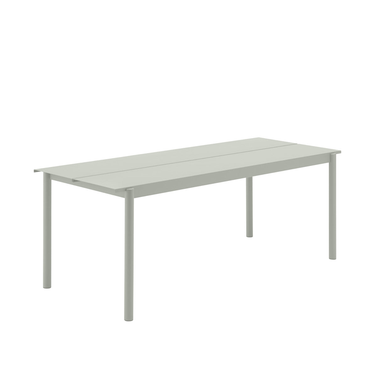 Muuto Linear Steel Bord - 200x75cm - Grå