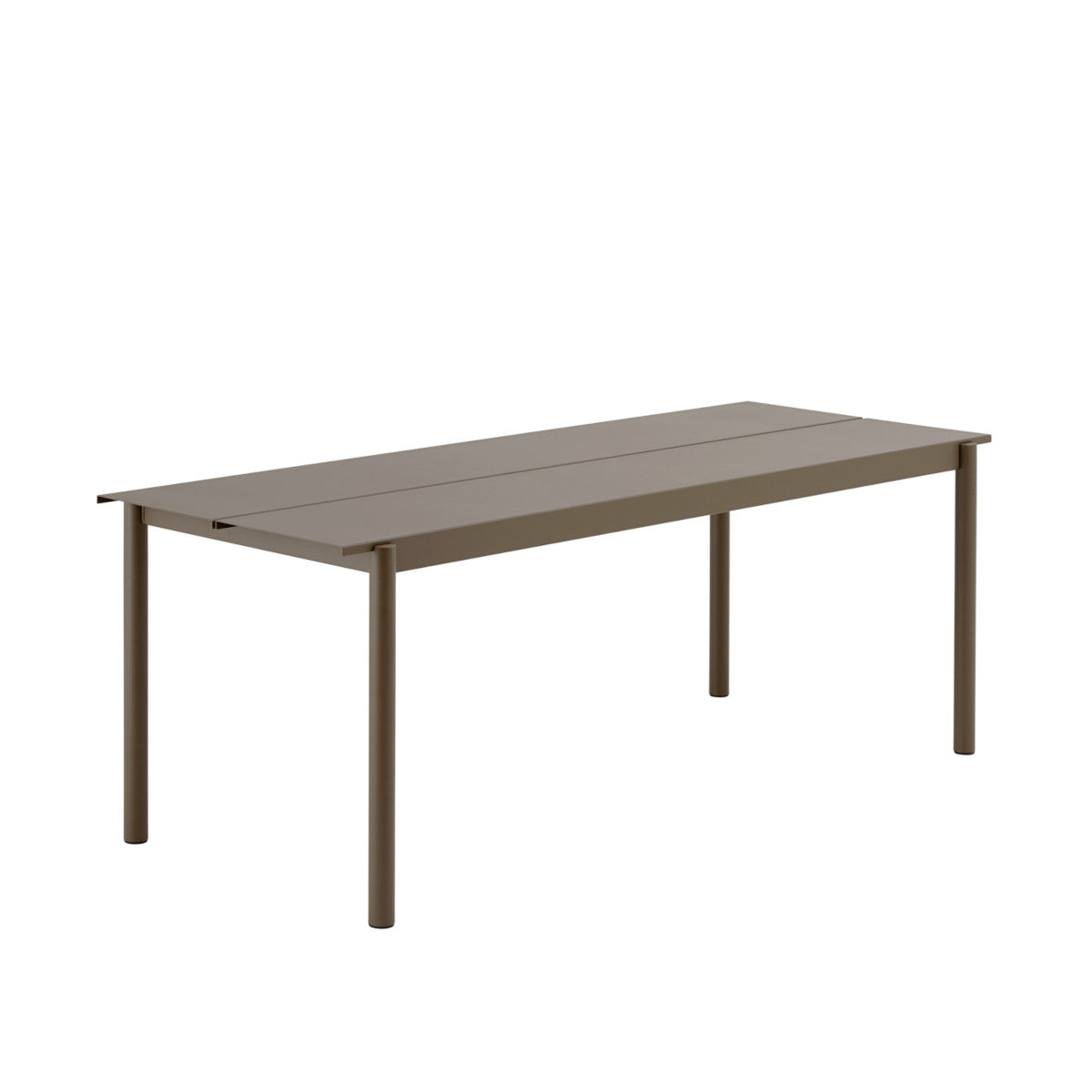 Muuto Linear Steel Bord - 200x75cm - Taupe