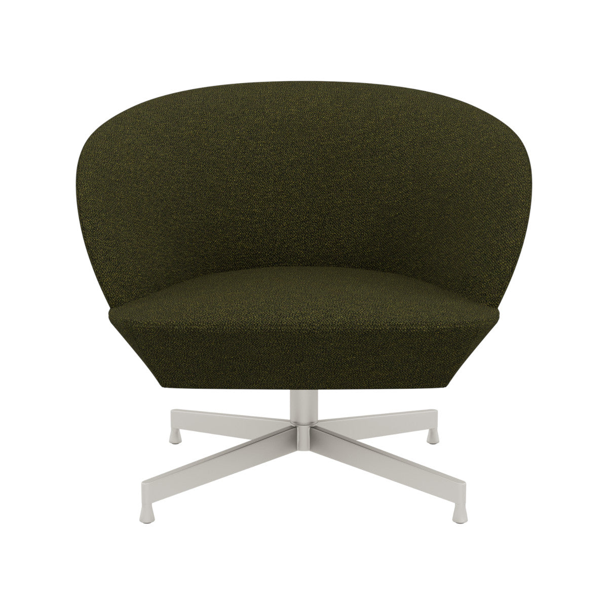 Muuto Oslo Lounge Chair - Swivel - Heart/Grey - Mørkegrøn/Hearth 9