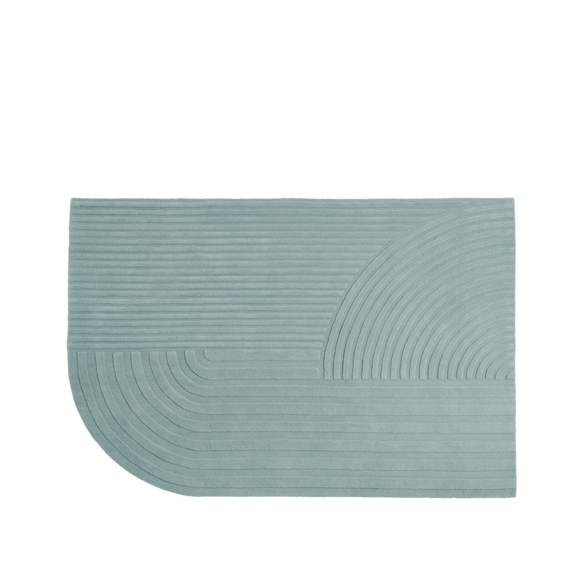 Muuto Relevo Rug - 200x300 - Sage Green