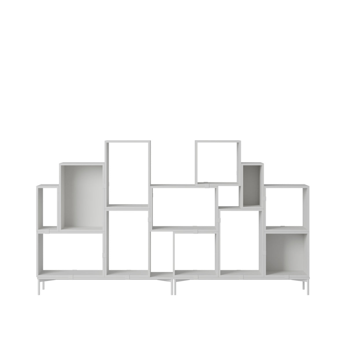 Muuto Stacked Bookcase - Config 3 - Grå