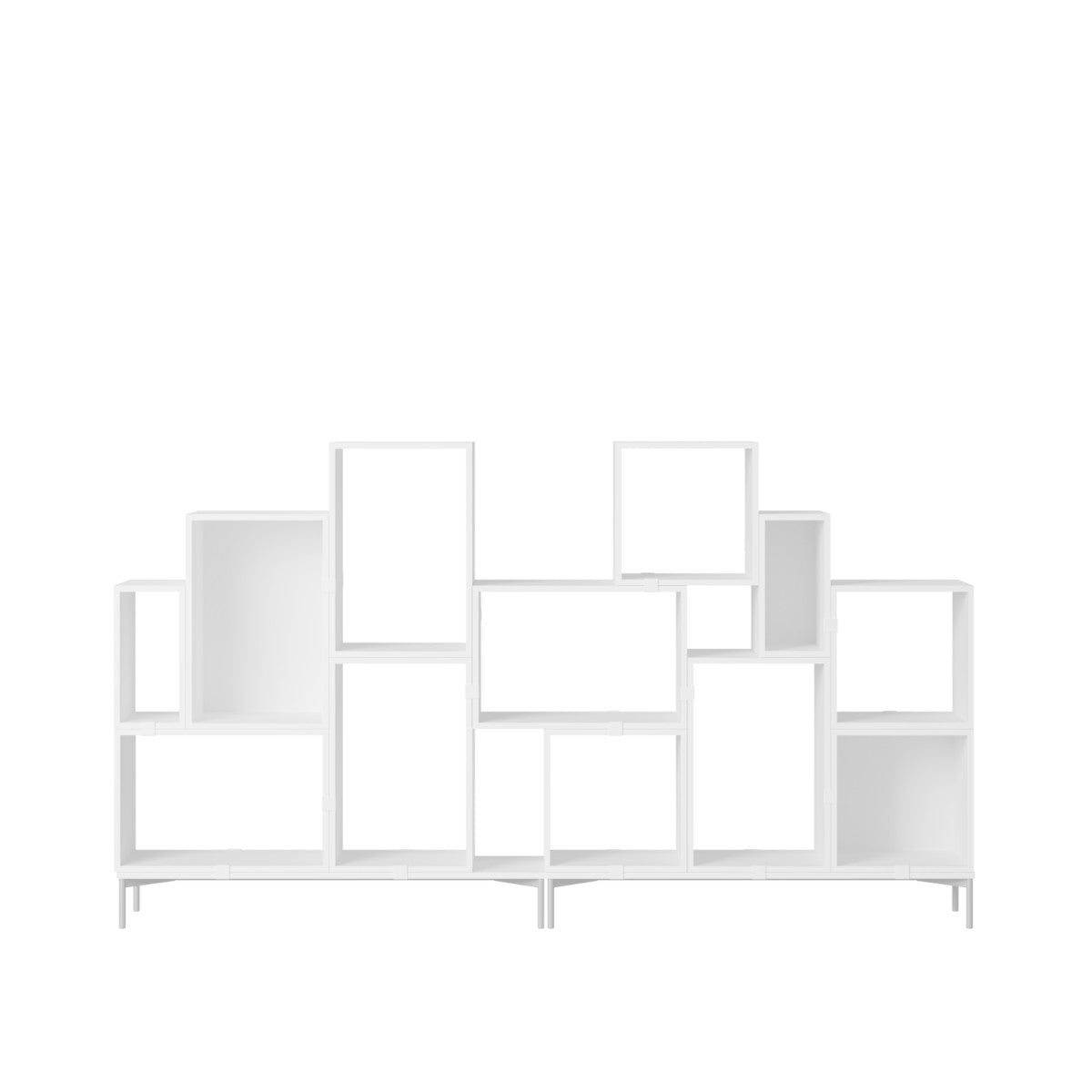 Muuto Stacked Bookcase - Config 3 - Hvid
