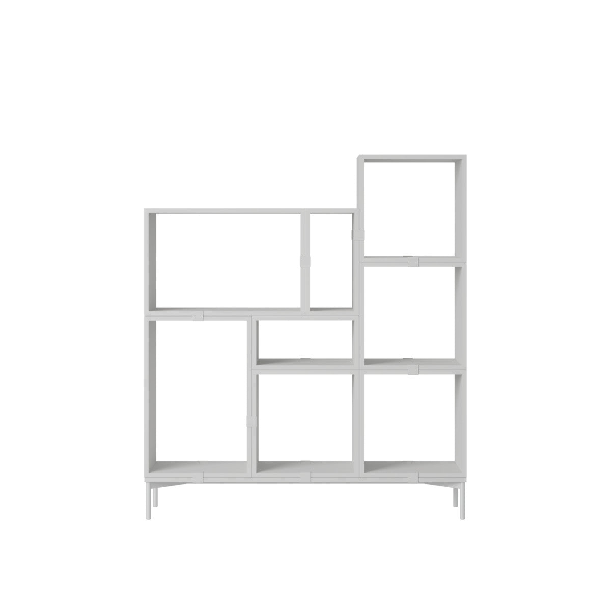 Muuto Stacked Bookcase - Config 5 - Grå