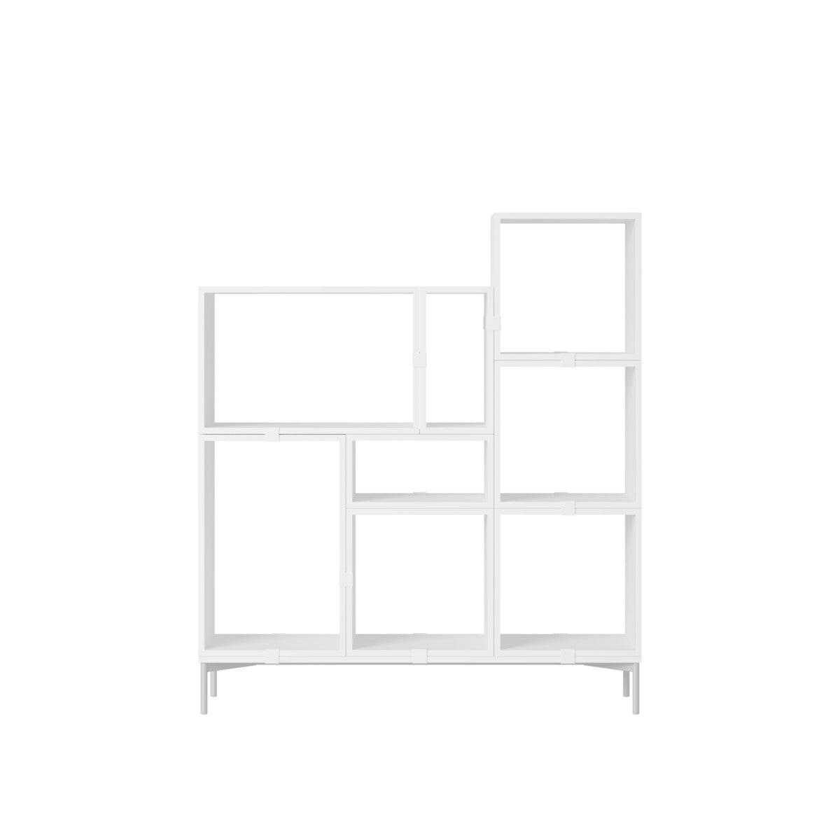 Muuto Stacked Bookcase - Config 5 - Hvid