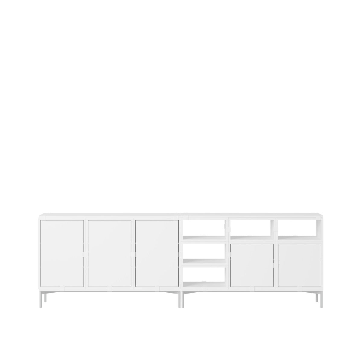 Muuto Stacked Sideboard - Config 2 - Hvid