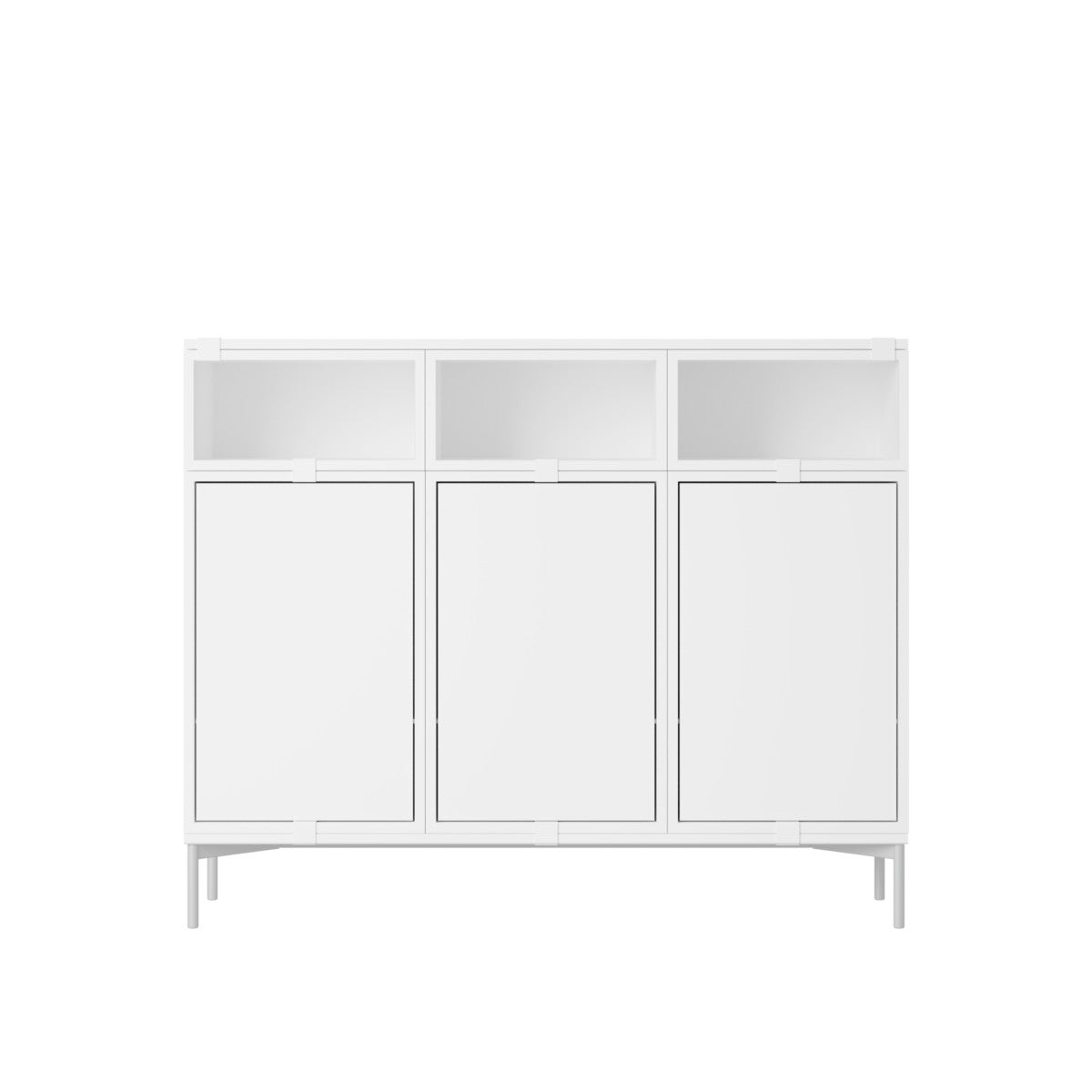 Muuto Stacked Sideboard - Config 3 - Hvid