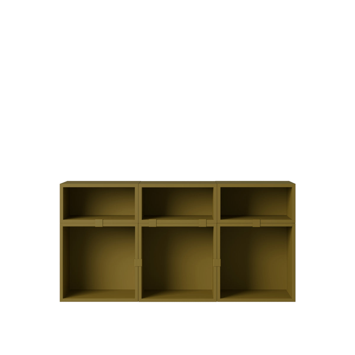 Muuto Stacked Sideboard - Config 5 - Brown Green