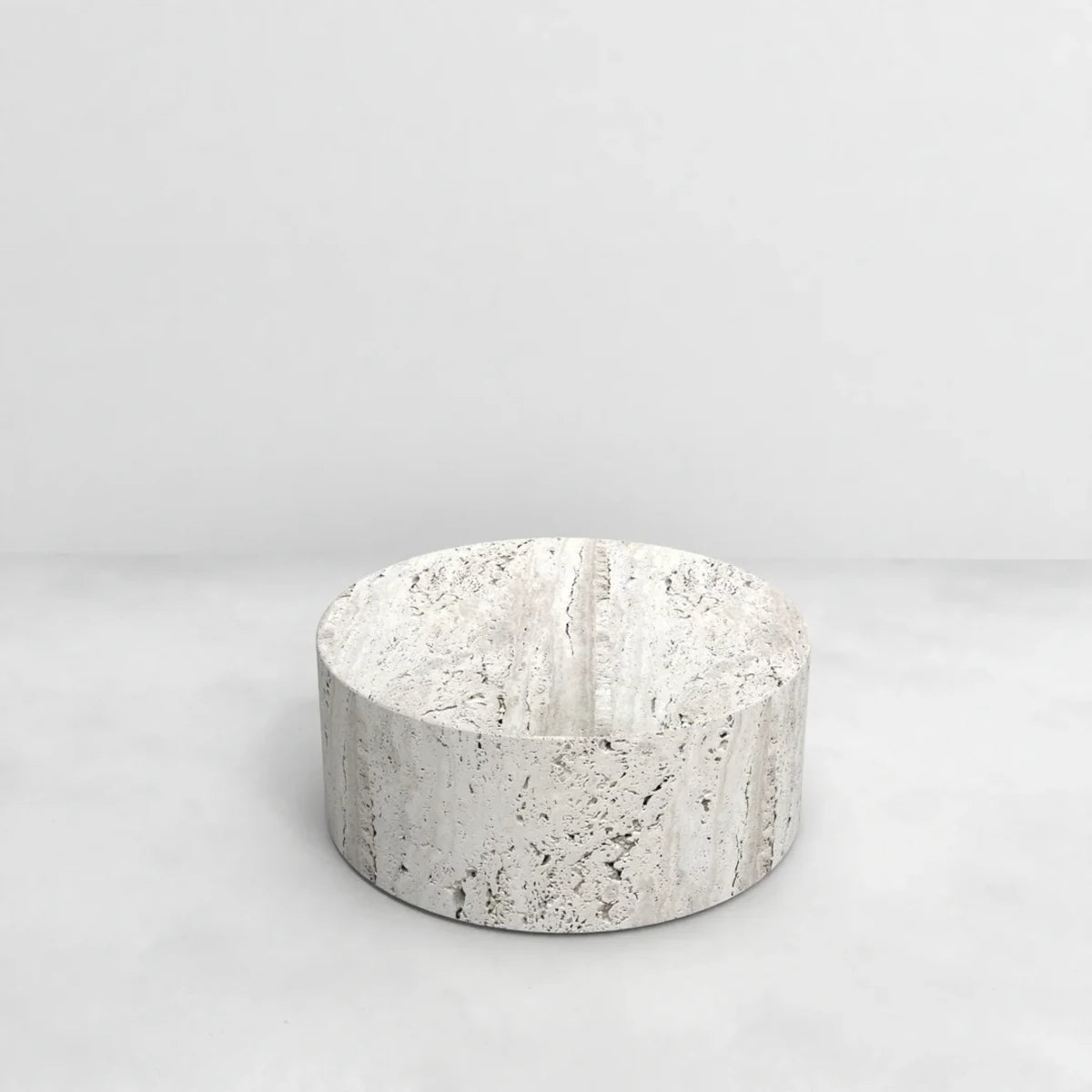 Verdon Dax sofabord - 80x32 - white travertin