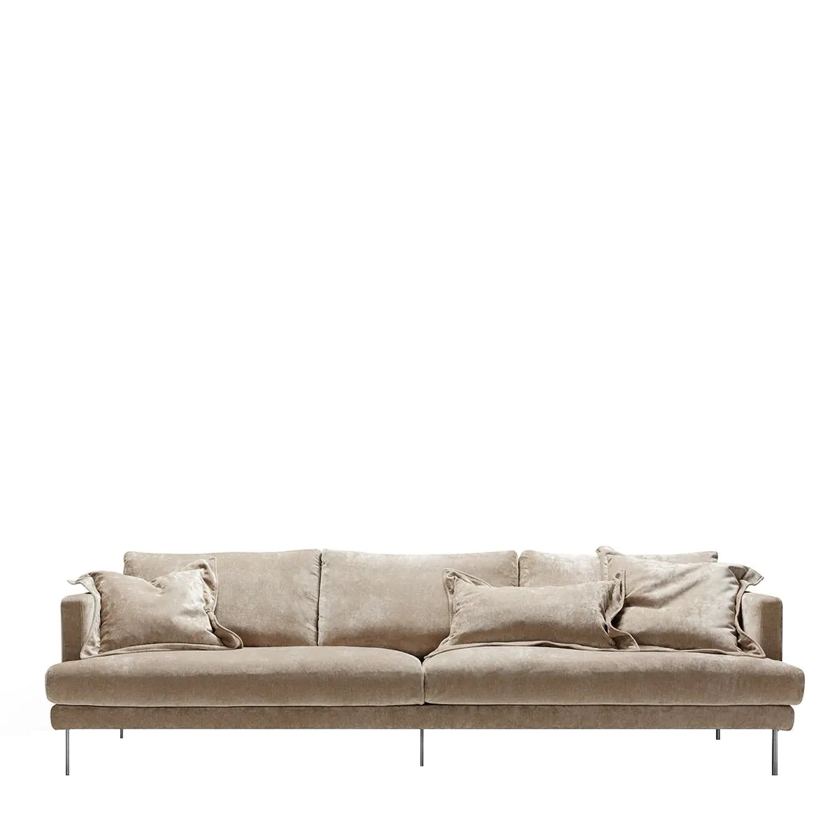 Sits Britt Sofa - 277 cm - Wildflower Stof - Nude
