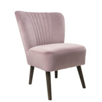 Cozy Living Velvet loungestol - old rose