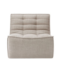 Ethnicraft N701 sofa - 1 seater - Beige