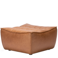 Ethnicraft N701 sofa - footstool - Old Saddle