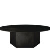 Gubi Epic Sofabord - Midnight Black Steel - Dia.110cm