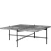 Gubi TS Coffee Table - XL Square - Grå Marmor