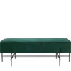 Gubi TS Pouffe - Gubi Velvet - 120x40 cm.