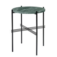 Gubi TS Side Table - Grøn Marmor - Ø40 cm.