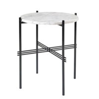 Gubi TS Side Table - Hvid Marmor - Ø40 cm.