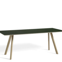 HAY CPH30 Table - 200x90cm - Grøn Linolium