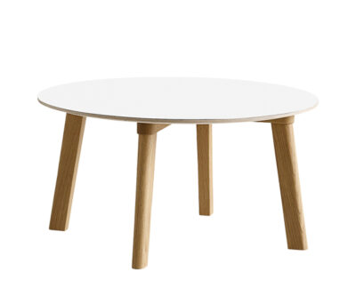 HAY Cph Deux 250 Sofabord - Ø75cm - Eg/Hvid