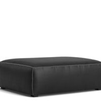 HAY Mags Soft Ottoman - S02 - Small - Sort Sierra Læder