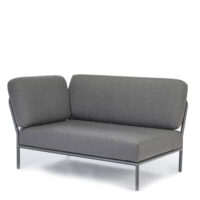 HOUE Level lounge - hjørnemodul - venstre vendt - Dark Grey