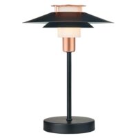 Halo Design bordlampe - Rivoli - Sort/kobber