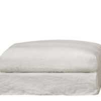 Home Spirit Biscarosse Footstool - 105x60 cm. - Sweet Ecru