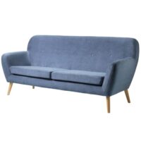 Living&more 3 pers. sofa - Vigga - Blå