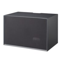 Living&more skab med stoflåge - The Box - 37 x 58 x 34 cm - Antracit