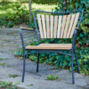 Mandalay Marguerit loungestol - Teak/antracit