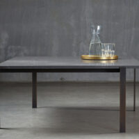 Mølballe Barcelona Sofabord - Pietra Grey Marmor - Bruneret Messing