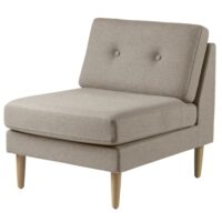 Unit 10 modulsofa - L42 Firhøj - Beige midtermodul